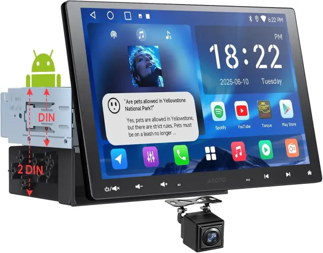 ATOTO A5L A5LG110T Autorradio 10" Flotante 2G+32G DSP